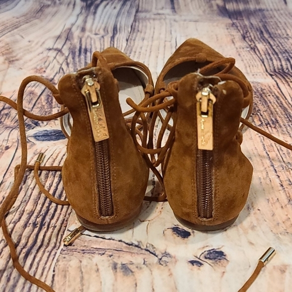 LOUISE et Cie Lo-Abri Ghillie Lace Up ballerina Flats size US 6.5 Leather Ballet - Picture 13 of 16